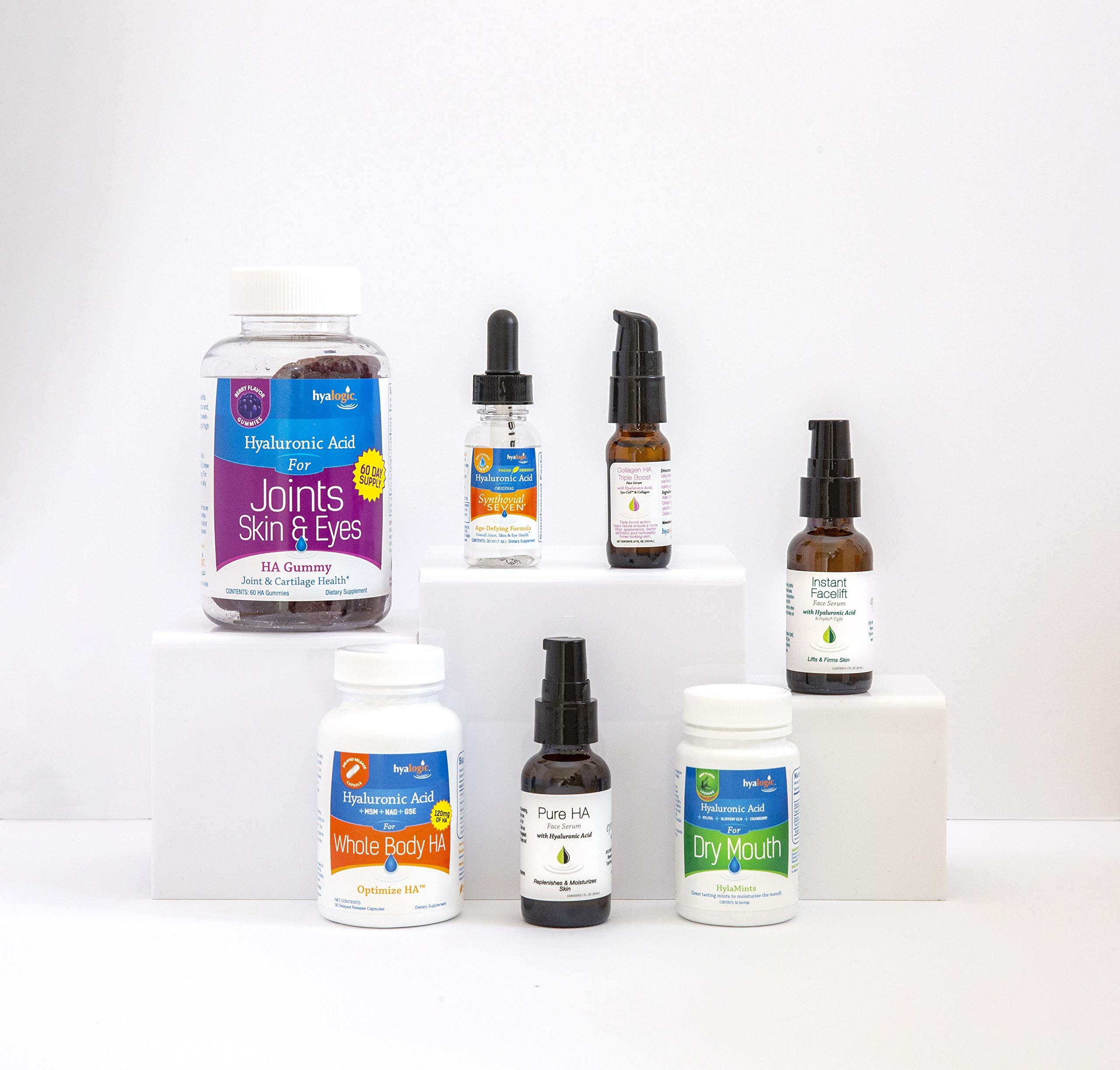Lifestyle scene indicating skin hydration and eye moisture with Synthovial Seven.