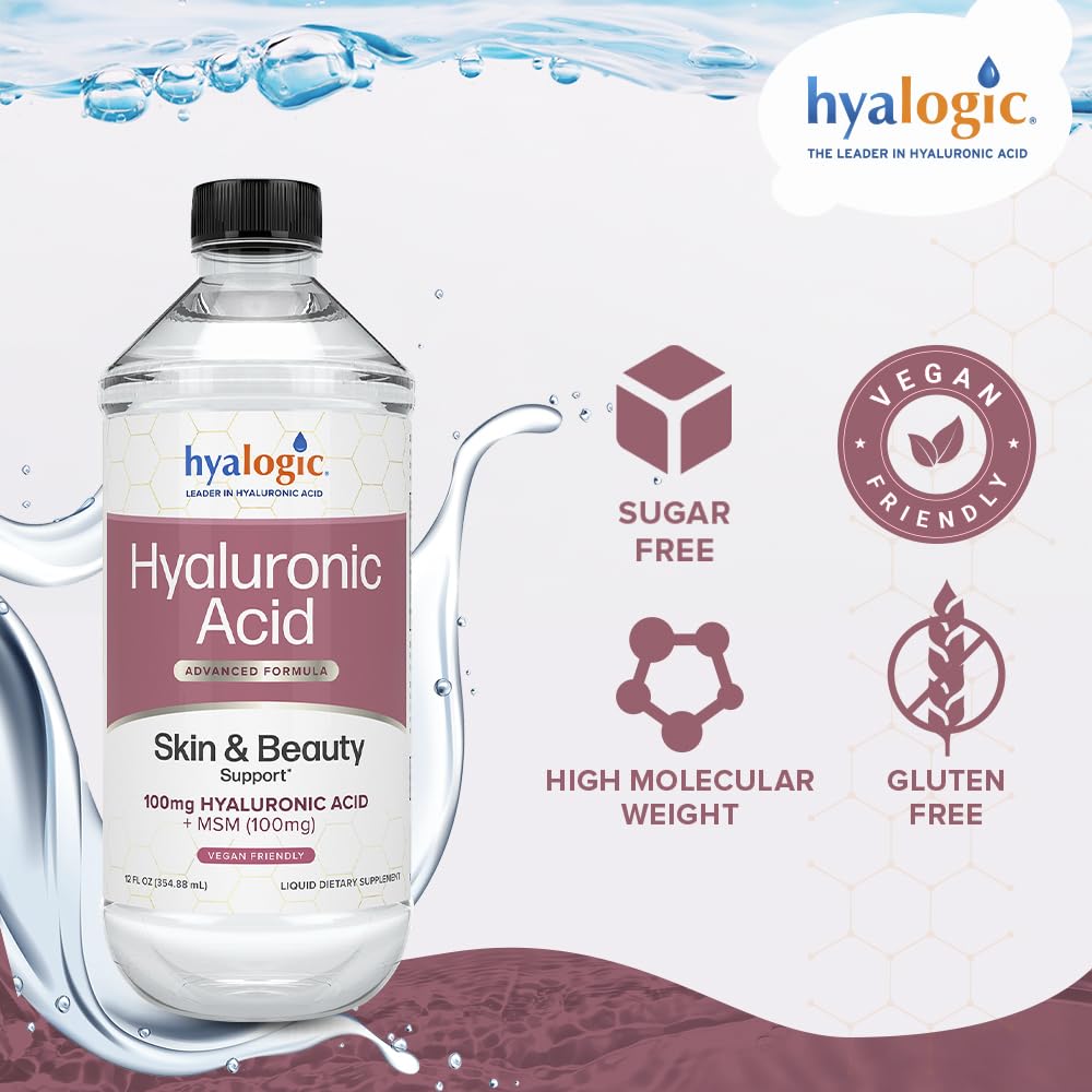 Hyalogic vegan-friendly packaging highlights clean formulation.