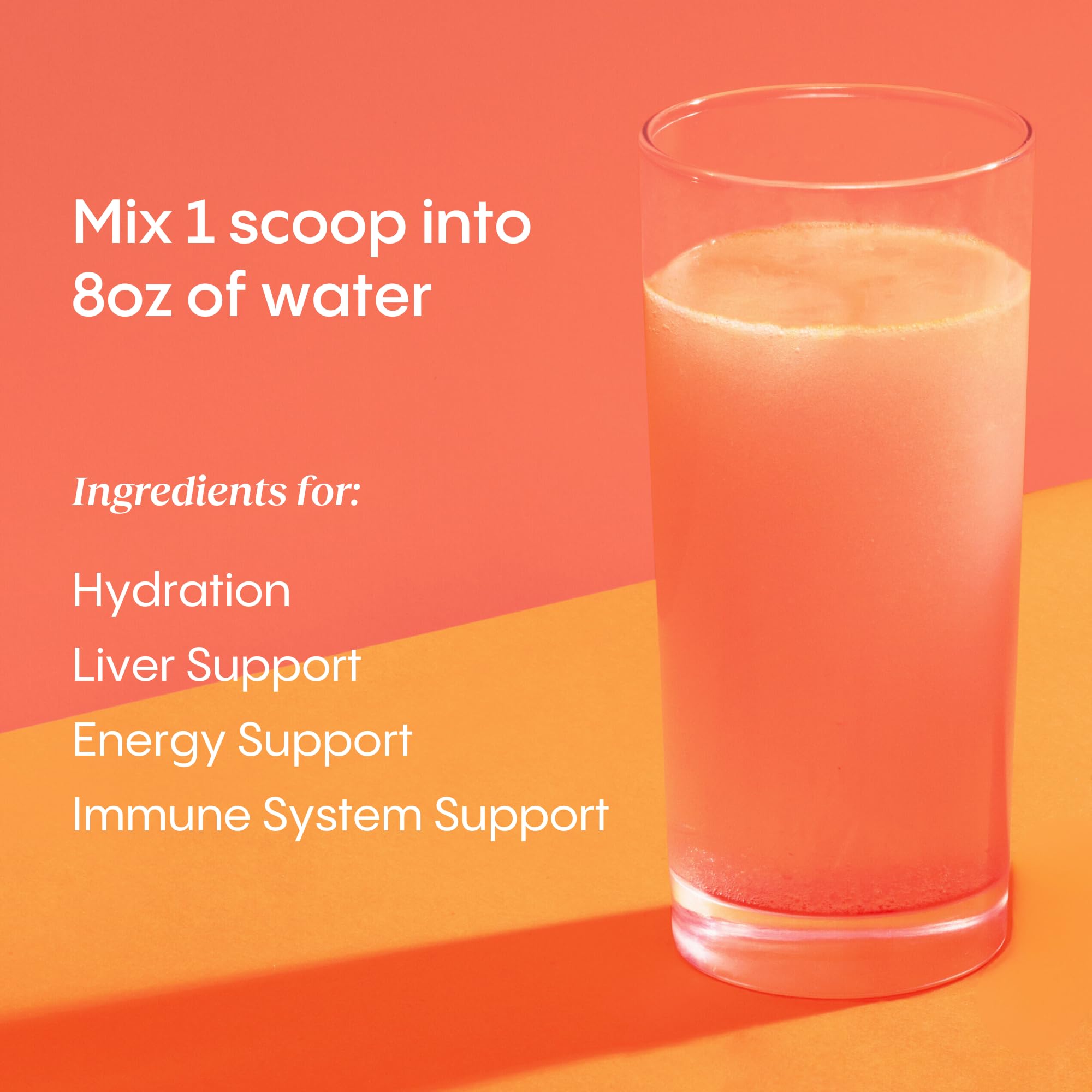 Hydralyte dissolving powder poured into water for quick hydration