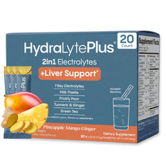 Hydralyte Liver Support bottle front for rapid hydration and daily wellness