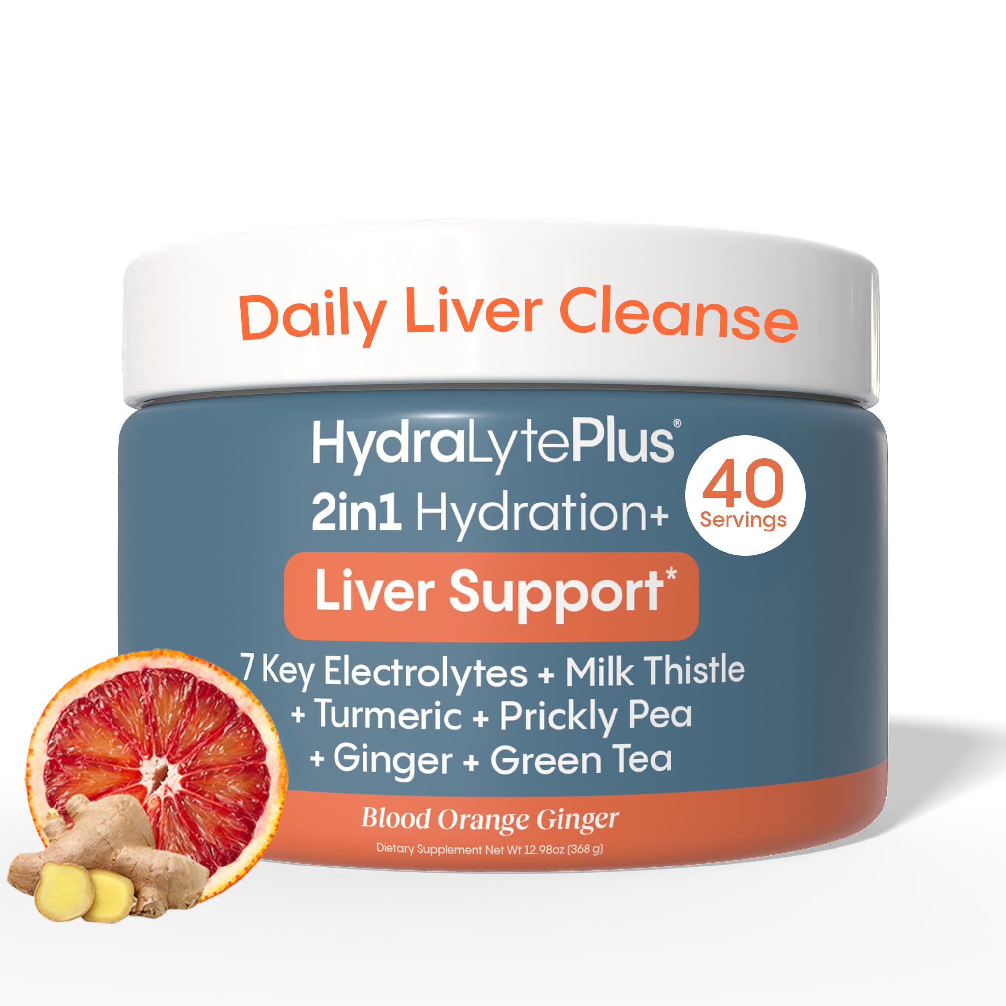 Hydralyte Liver Support packet highlighting liver friendly ingredients for daily hydration