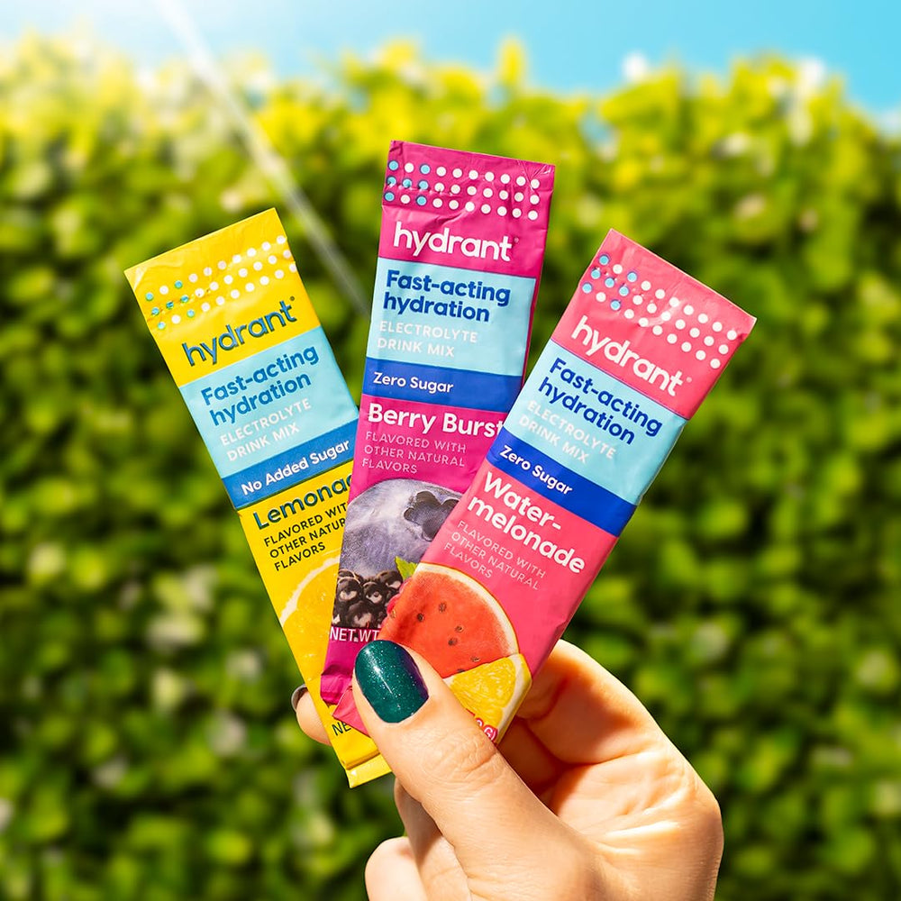 HYDRANT fruit-flavored powder delivers refreshing taste with minerals