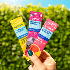 HYDRANT fruit-flavored powder delivers refreshing taste with minerals