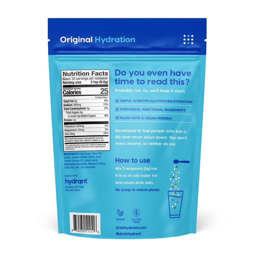 HYDRANT real-fruit juice powder delivers refreshing flavor