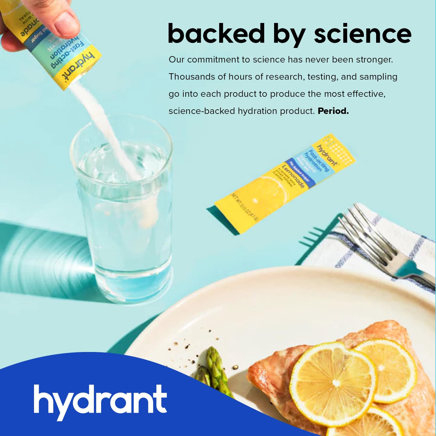 HYDRANT Berry Burst packet ideal for travel and daily hydration routines.