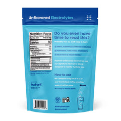 HYDRANT unflavored hydration mix blends easily with drinks.