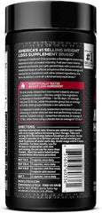 Hydroxycut Hardcore Elite label close-up showing key ingredients
