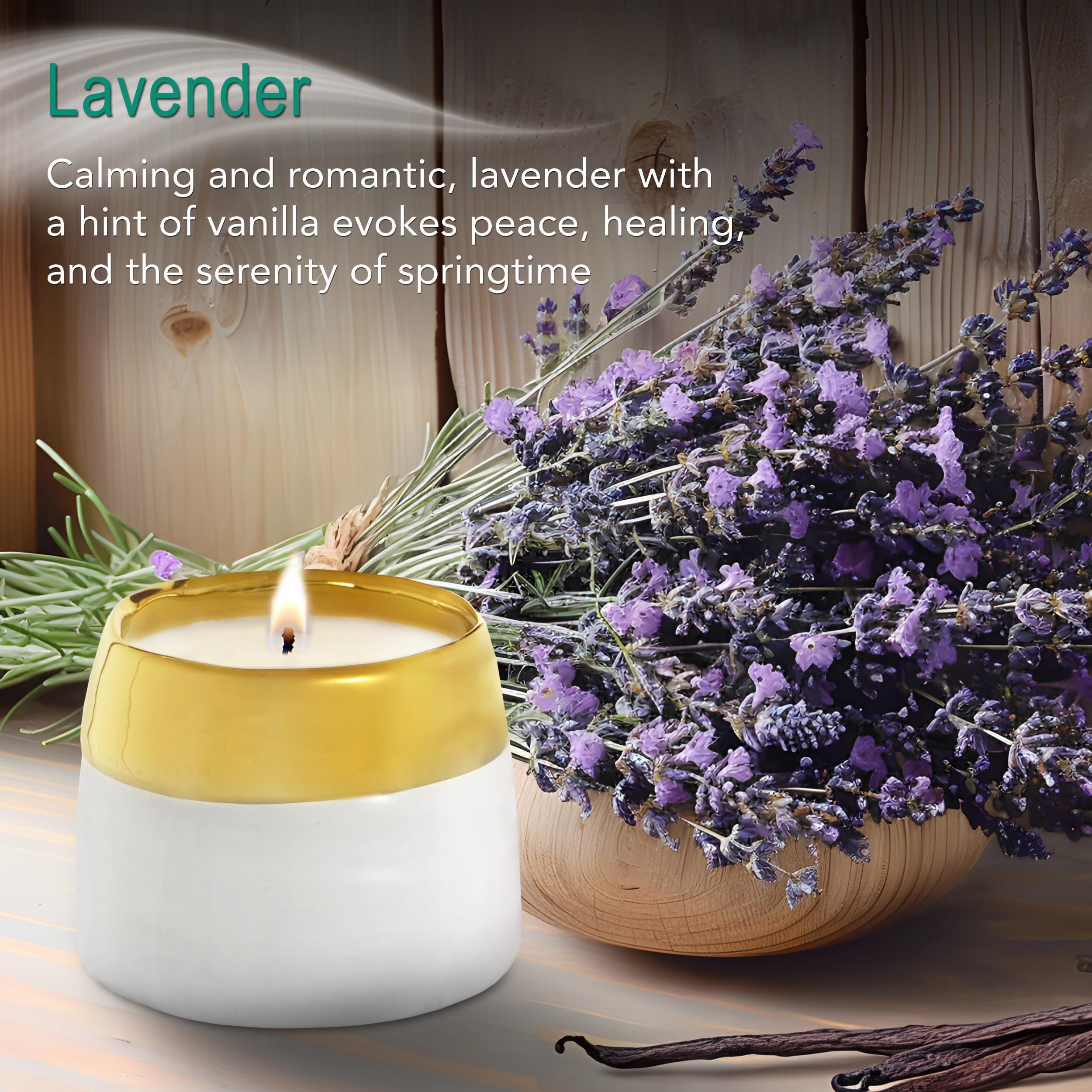 Seed label included with Hyggelight Clara candle to grow wildflowers after use.