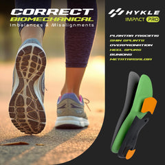 HYKLE arch-support insole midfoot detail emphasizing ergonomic alignment.