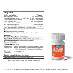 Hyland's Cinchona bark ingredient shown in product labeling for natural relief.