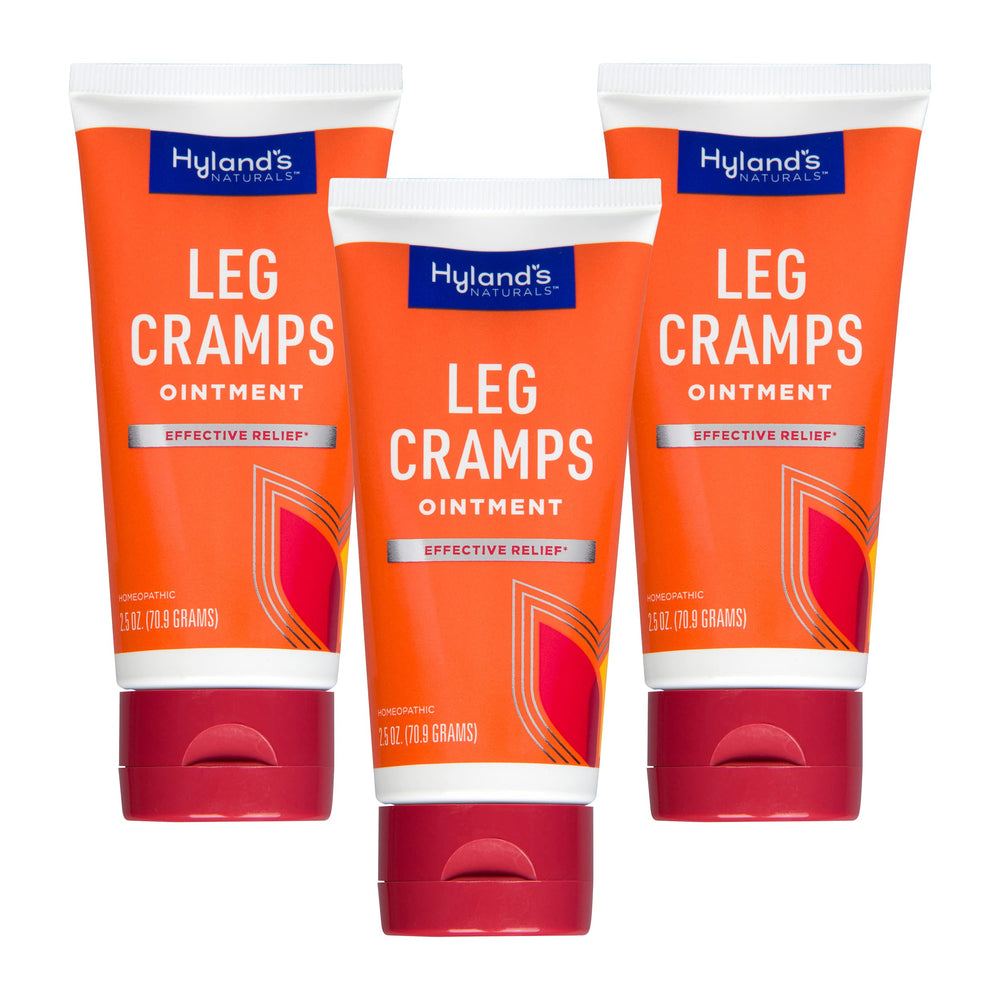 Hyland's Leg Cramps Ointment tube ready for targeted leg relief