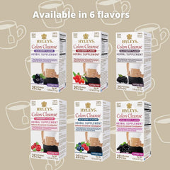 Hyleys Colon Cleanse Acai Berry iconography suggesting digestive balance
