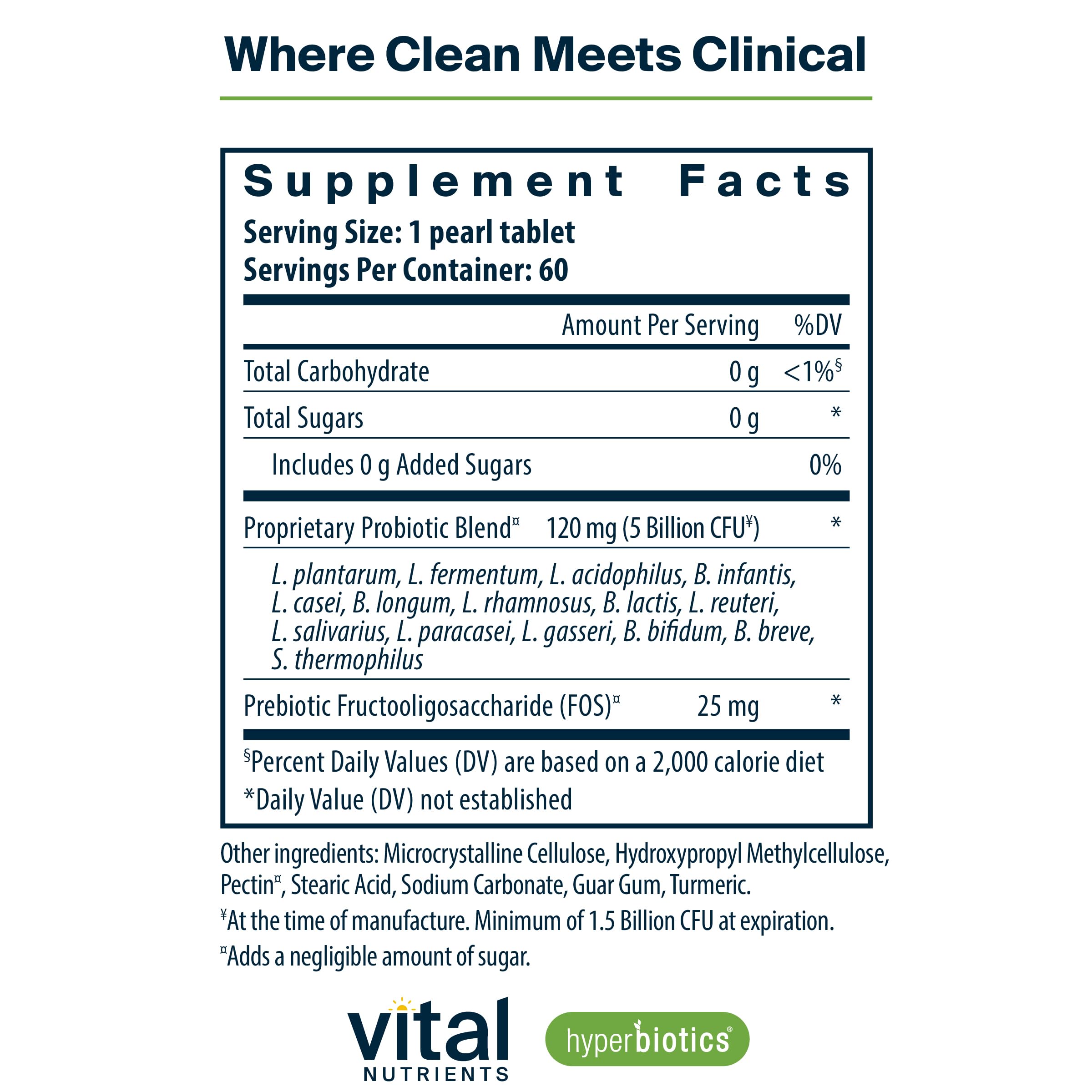 Hyperbiotics Vital Nutrients Pro-15 pearls close-up highlighting time-release technology.