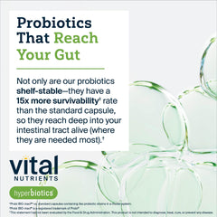Hyperbiotics Pro Kids icon showing 3 Billion CFU and four strains