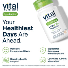Hyperbiotics Vital Nutrients Pro Kids allergen-free formula with clean ingredients