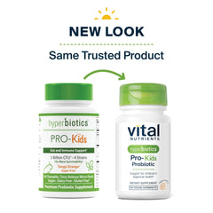 One tiny chewable per day for Hyperbiotics Pro Kids daily routine