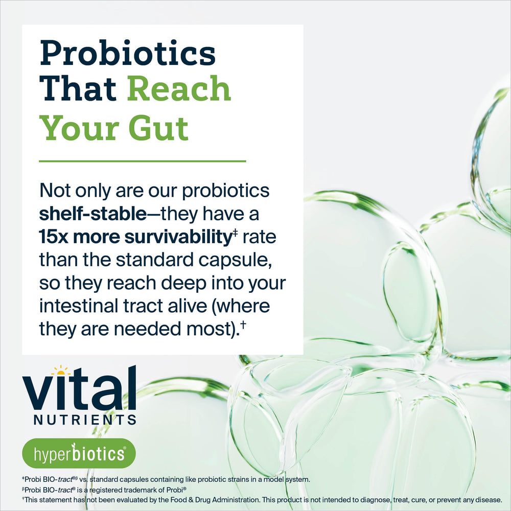 Hyperbiotics Vital Nutrients Pro Men Probiotics gluten-free dairy-free vegan formula.