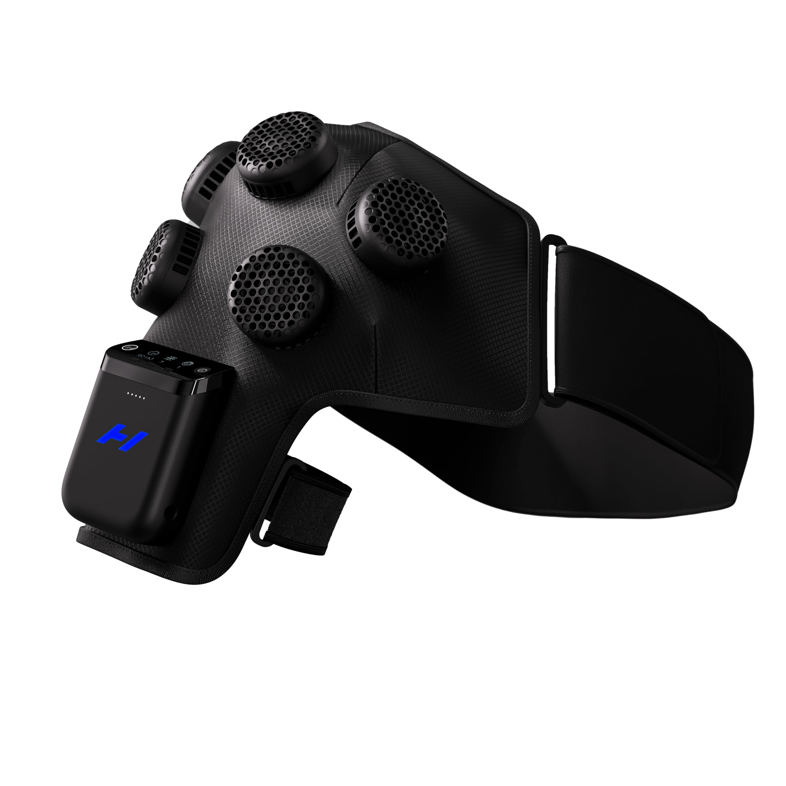 Hyperice X2 shoulder therapy setup with heated warmth and compression for deeper warmth