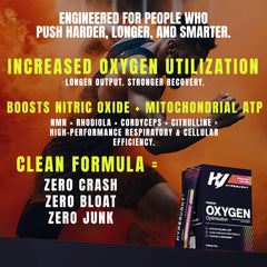 Hypervant Oxygen glass with ice for a cool, refreshing hydration moment.