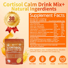 Hywebvctok cortisol drink powder being stirred in a glass for calm, focused afternoons