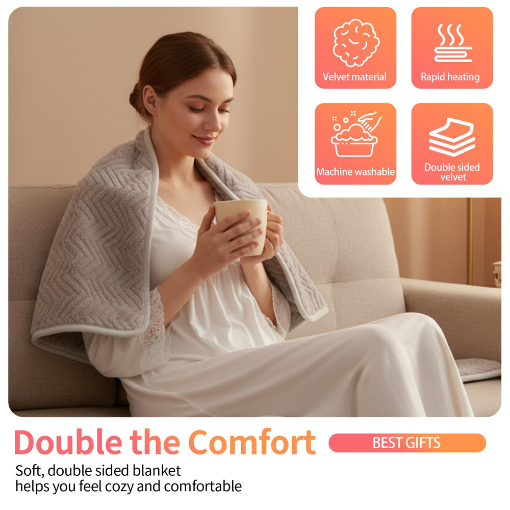 hYwecy heating pad for legs and knees delivers focused heat for tired joints