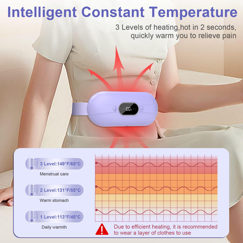 HZD unit with 3 heat levels and 3 massage modes for customizable comfort.