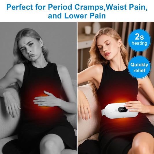 HZD fast-heat in 5 seconds to soothe menstrual discomfort.