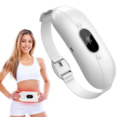 HZD portable cordless heating pad for cramps, on-the-go relief.