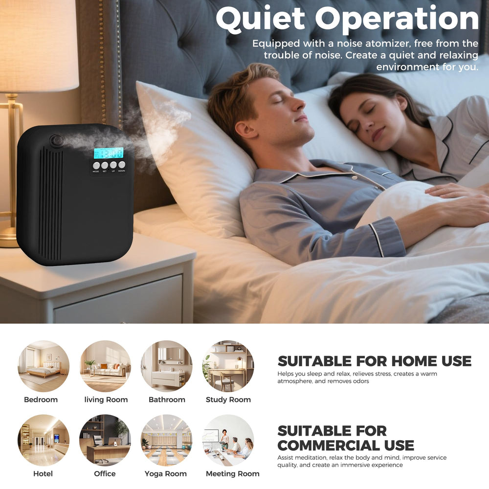 HZQVA Hotel Collection Diffuser 200ml capacity for longer fragrance.