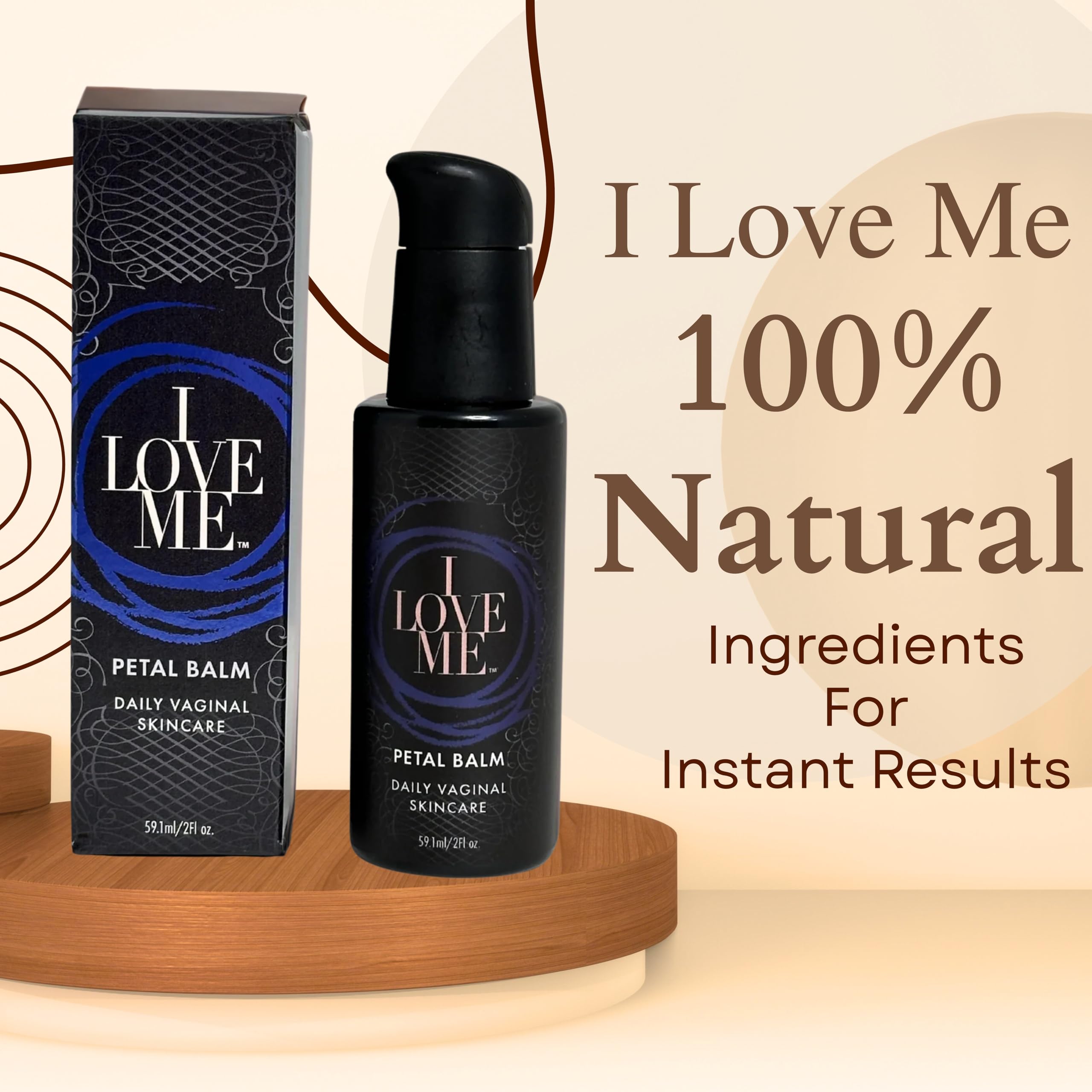 I LOVE ME Petal Balm for daily vulva care and moisture.