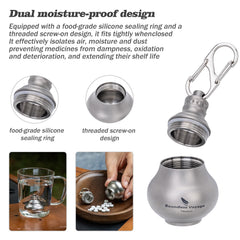 iBasingo gourd design pill container with upscale look