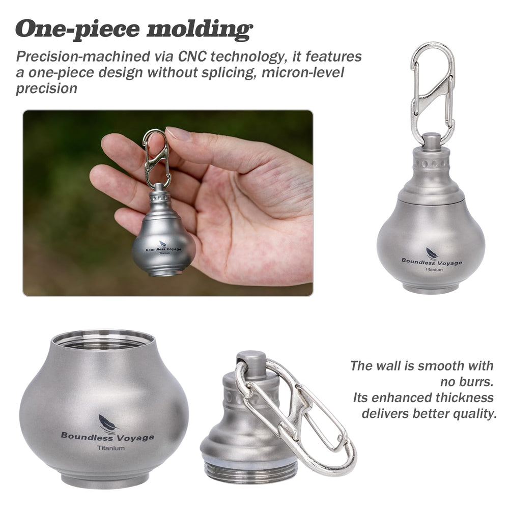 iBasingo seamless cnc pill jar highlights precision and durability