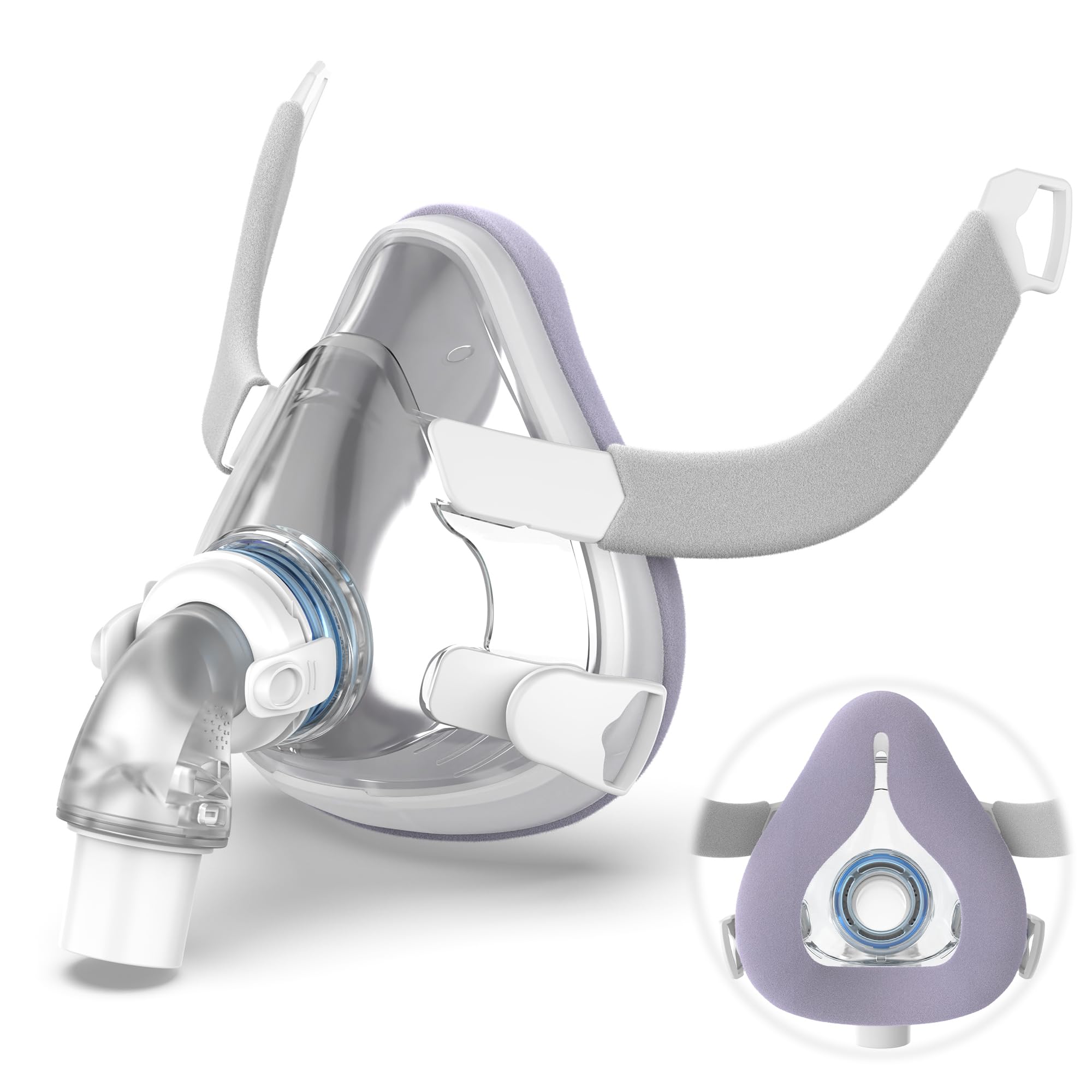 IBEET AirFit F20 elbow swivel for secure quick-release connection and quiet nights.