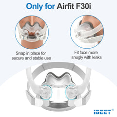 IBEET AirFit F30i Small cushion attached to frame for leak-proof seal