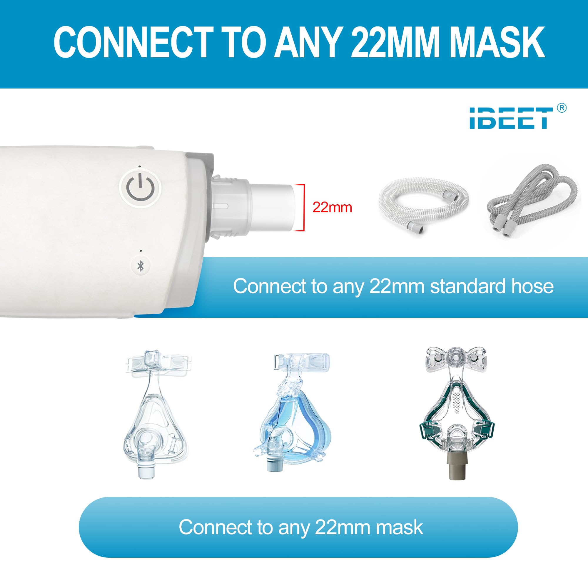 IBEET durable short tube for long-lasting Air Mini setup.
