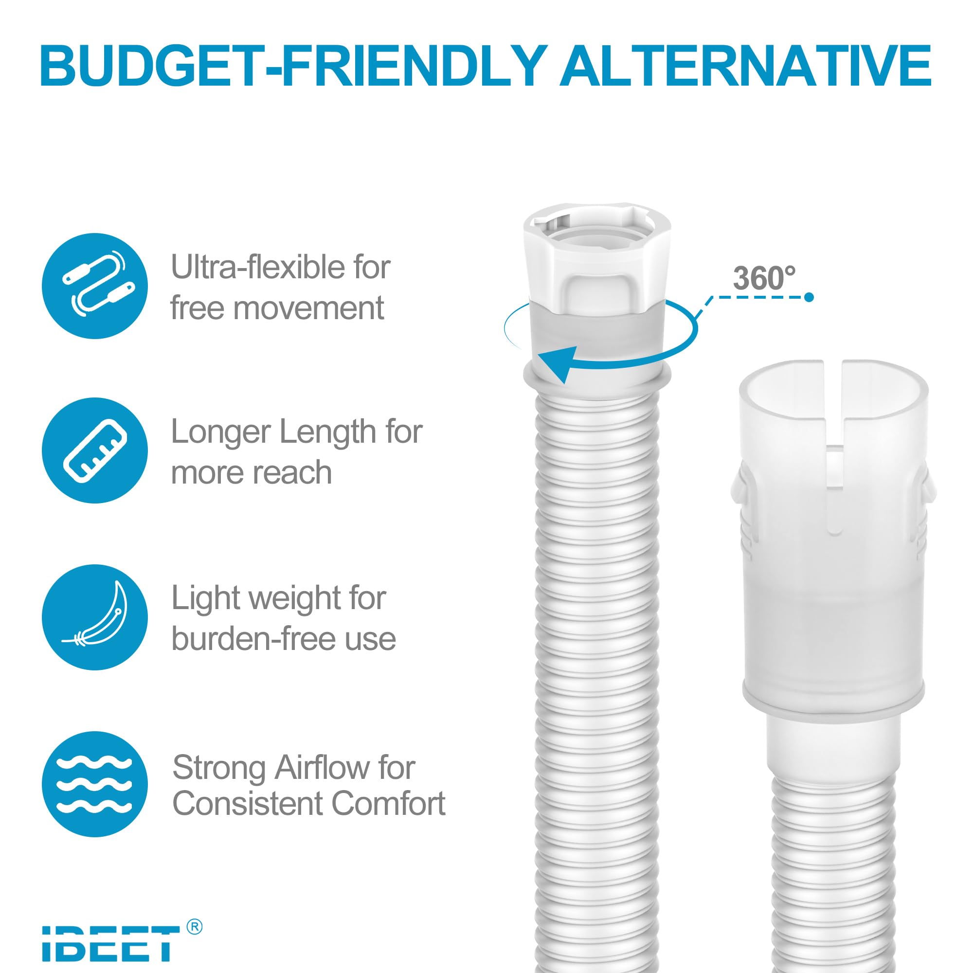 IBEET AirMini tubing: flexible and travel-friendly design