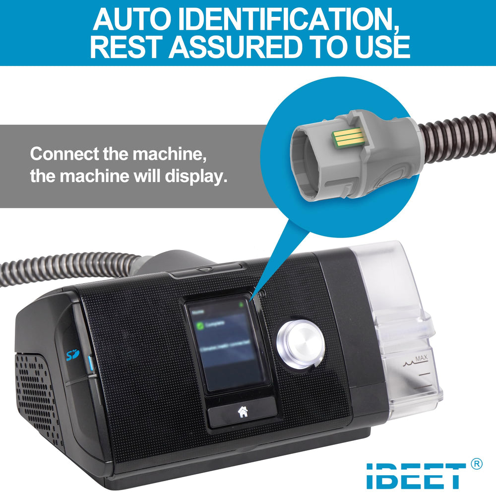 IBEET climate line hose compatible with Airsense 10 ensures uninterrupted airflow.