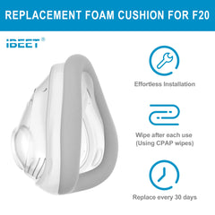 IBEET AirTouch F20 Small cushion color-white shows clean look for daily use