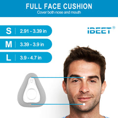 IBEET AirTouch F20 Small cushion fit-on-face ensuring better seal alignment