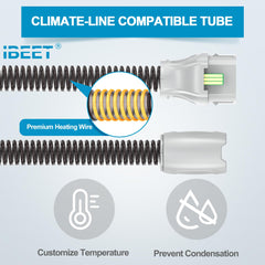 IBEET durable, flexible hose material resists kinks for reliable nightly use.