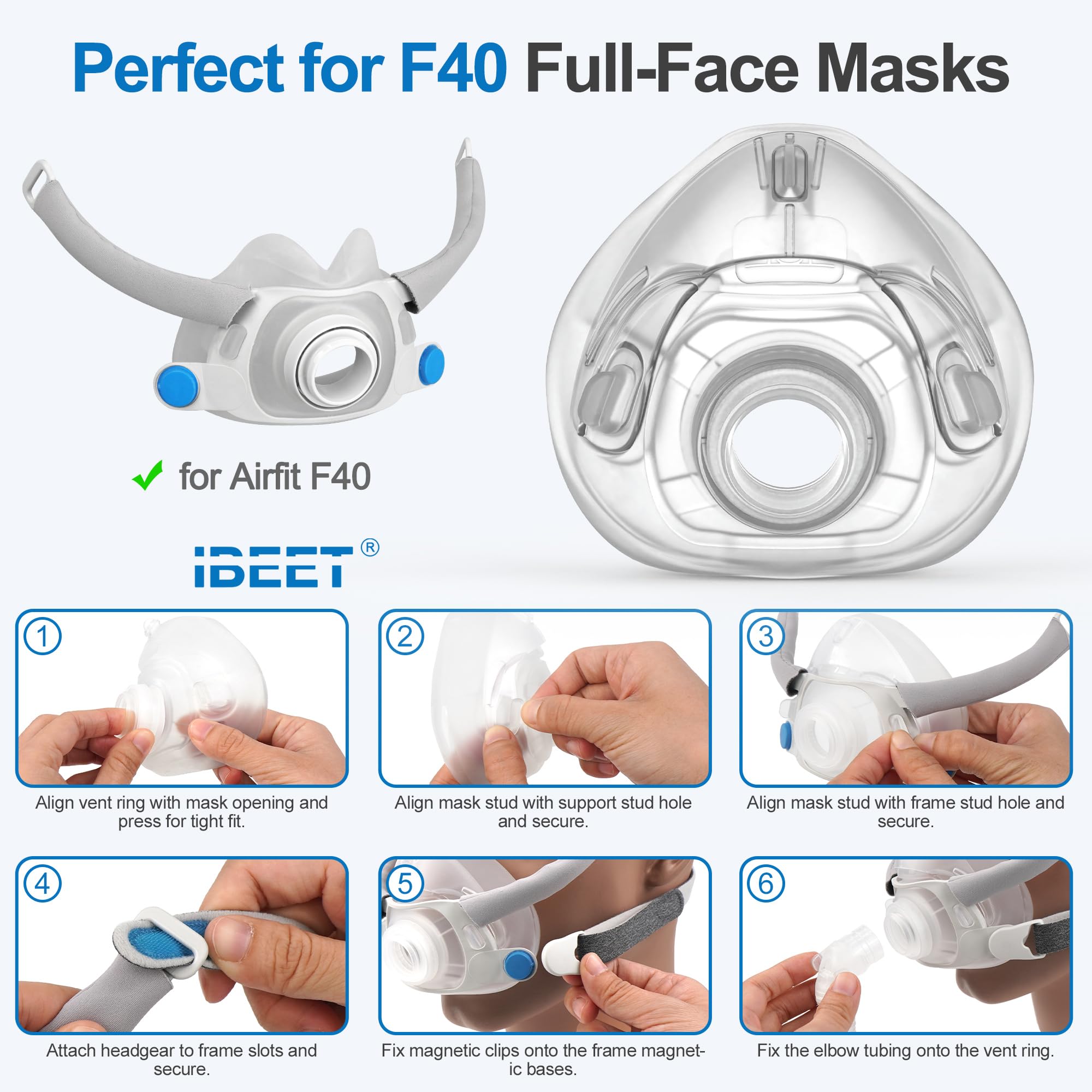 IBEET easy snap-on cushion for quick hygiene and maintenance