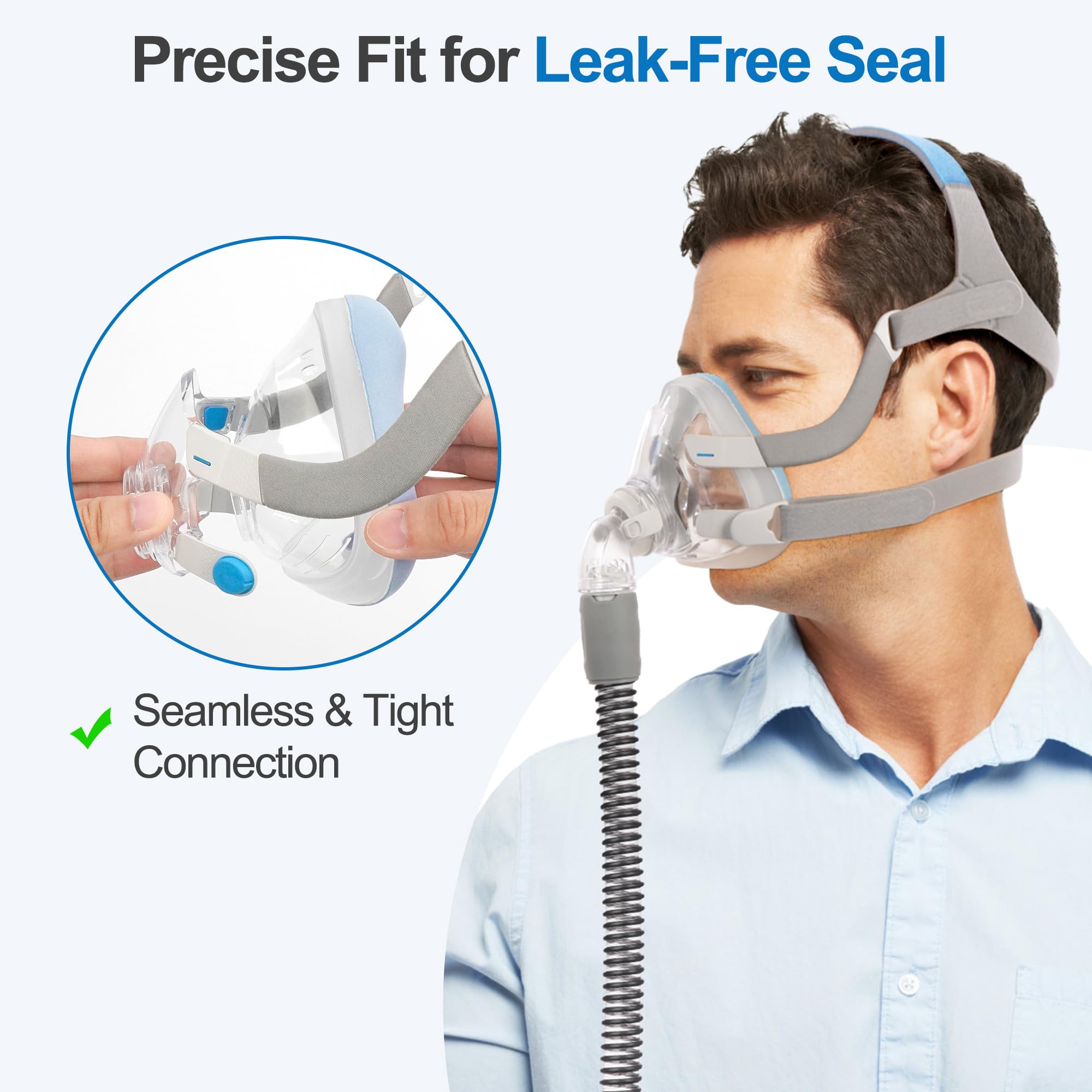 IBEET blue fabric cushion with skin-friendly layer reduces irritation.
