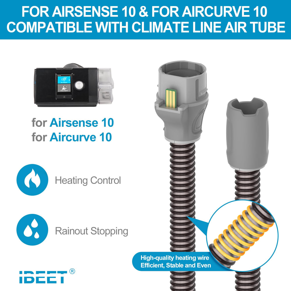 IBEET hose cover with full zipper protects the hose from pets and reduces noise.