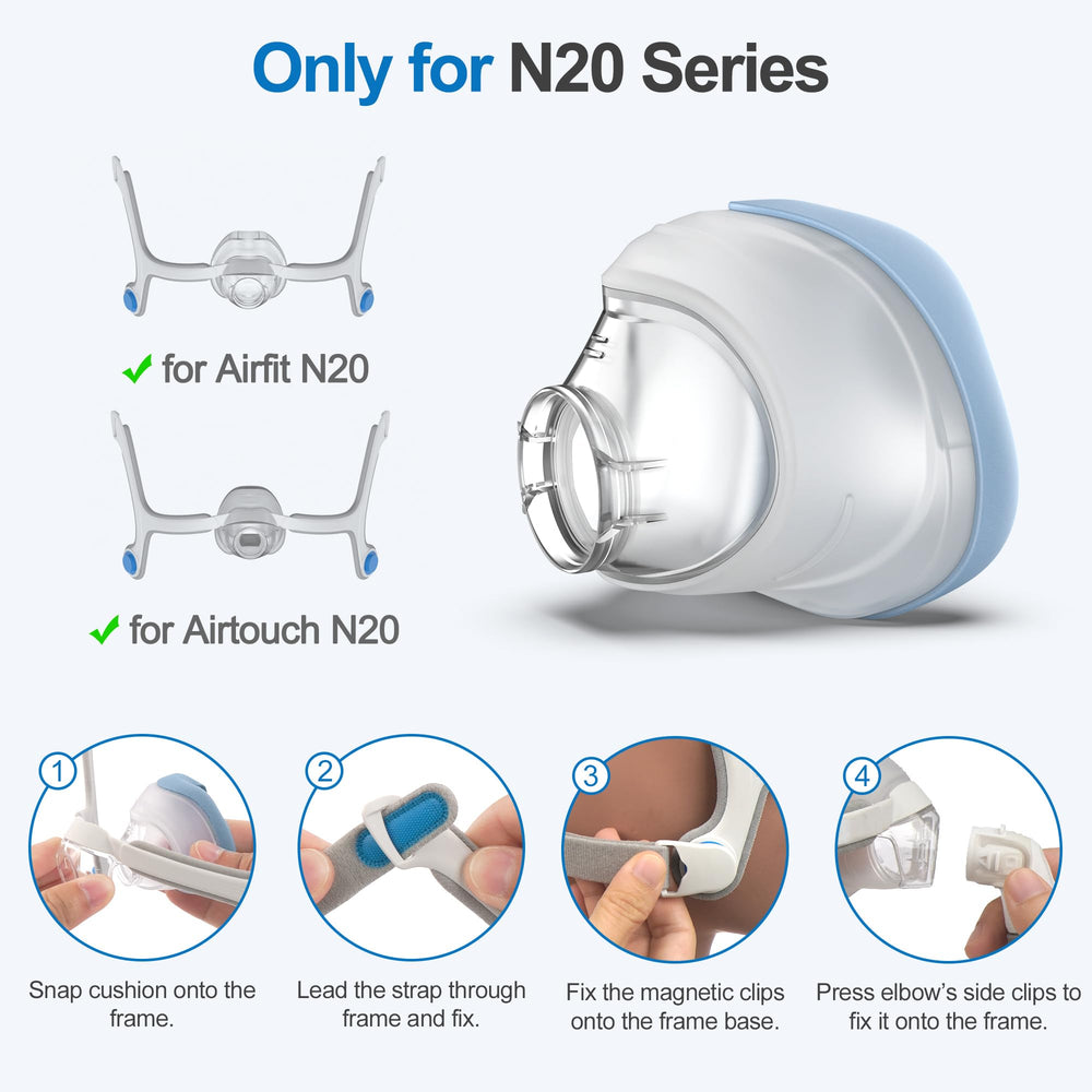 Simple daily care with CPAP wipes or mild soap keeps it fresh