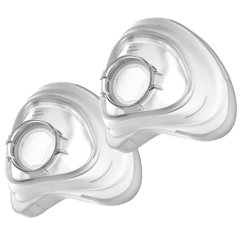 IBEET AirFit N20 Large cushion closeup, showcasing soft silicone for all-night comfort.