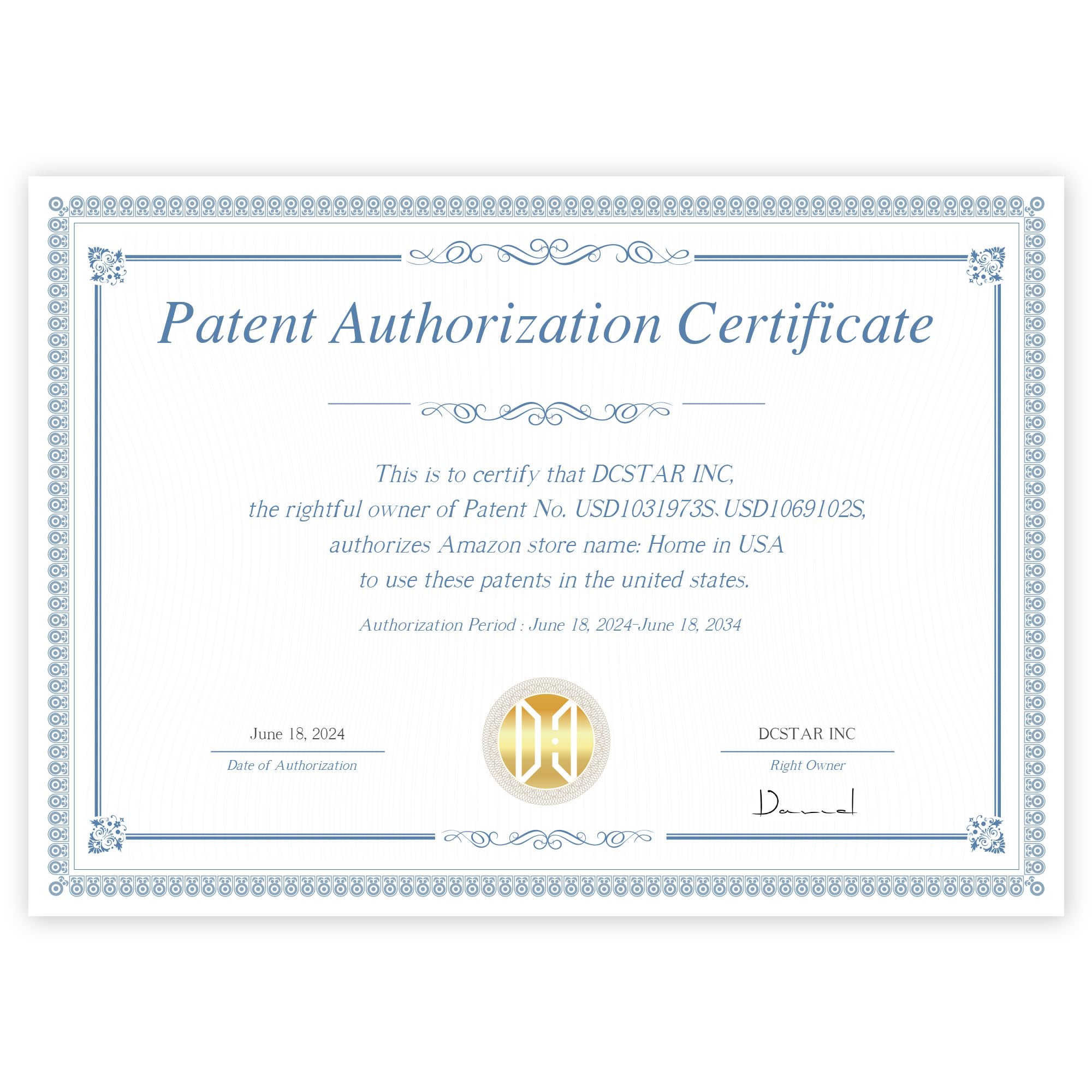 IBEET cushion packaging with patent info signaling design protection.