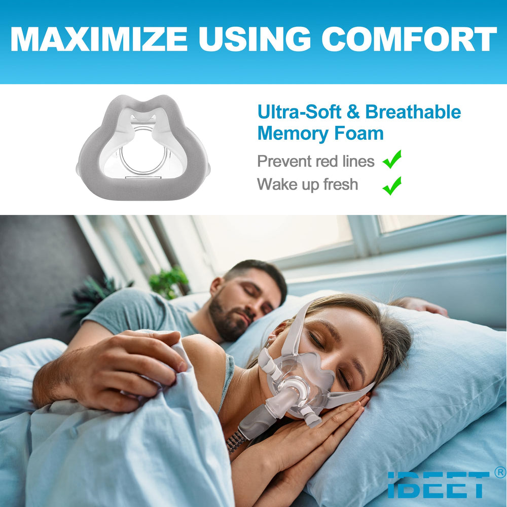 IBEET latex-free silicone seal provides a snug fit with quiet operation.