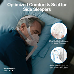 IBEET soft liquid silicone CPAP cushion for gentle contact