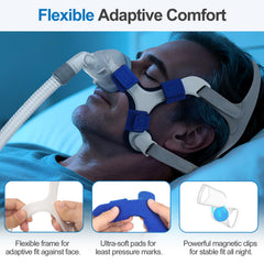 IBEET triple 360-degree swivels support natural sleeping motion.