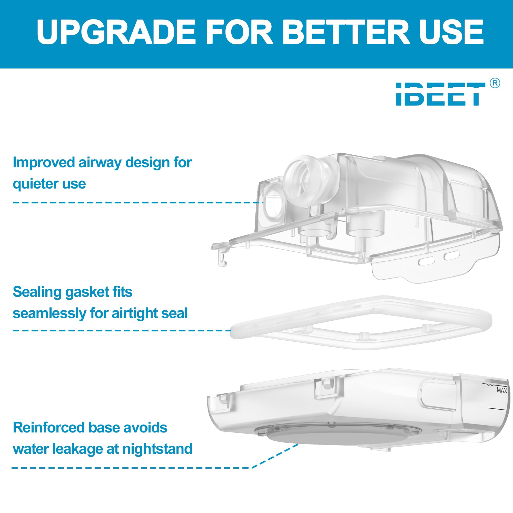 IBEET water tank separable design for easy maintenance